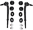 SET-MOK750026 Front, Driver and Passenger Side Sway Bar Link, Problem Solver Series