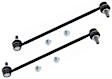 SET-MOK750257 Front and Rear, Driver and Passenger Side Sway Bar Link, Problem Solver Series