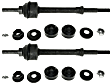 SET-MOK750263 Front, Driver and Passenger Side Sway Bar Link, Problem Solver Series