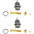 SET-MOK80647-2 Front, Driver and Passenger Side, Lower Ball Joint