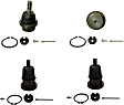 SET-MOK80827 Front, Driver and Passenger Side, Upper and Lower Ball Joint