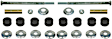 SET-MOK90250-F Front, Driver and Passenger Side Sway Bar Link, Problem Solver Series