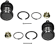 SET-MOK90255 Front, Driver and Passenger Side, Upper Ball Joint Problem Solver Series