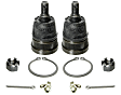 SET-MOK90332-F Front, Driver and Passenger Side, Lower Ball Joint Problem Solver Series