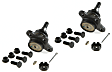 SET-MOK90685 Front, Driver and Passenger Side, Upper and Lower Ball Joint