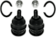 SET-MOK90691-2 Front, Driver and Passenger Side, Lower Ball Joint