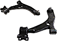 SET-MORK620041 Front, Driver and Passenger Side, Lower Control Arm, Moog R-Series