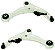 SET-MORK620195 Front, Driver and Passenger Side, Lower Control Arm, Moog R-Series