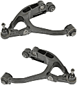 SET-MORK620201-F Front, Driver and Passenger Side, Lower Control Arm, Moog R-Series