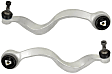 SET-MORK620458-F Front, Driver and Passenger Side, Lower, Frontward Control Arm, Moog R-Series