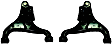 SET-MORK620511-F Front, Driver and Passenger Side, Lower Control Arm, Moog R-Series