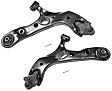 SET-MORK620586-F Front, Driver and Passenger Side, Lower Control Arm, Moog R-Series