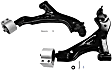 2008 Chevrolet Equinox - Front, Driver and Passenger Side, Lower Control Arm, FWD, Steel, Moog R-Series