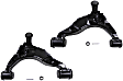 SET-MORK621294 Front, Driver and Passenger Side, Lower Control Arm, Moog R-Series
