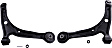 SET-MORK621349 Front, Driver and Passenger Side, Lower Control Arm, Moog R-Series