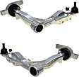 SET-MORK621596-F Front, Driver and Passenger Side, Lower Control Arms, Rear Wheel Drive