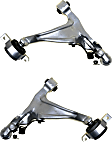 SET-MORK621596-F Front, Driver and Passenger Side, Lower Control Arms, Rear Wheel Drive
