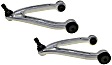SET-MORK621676 Front, Driver and Passenger Side, Upper Control Arm, Moog R-Series