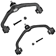 SET-MORK80052-F Front, Driver and Passenger Side, Upper Control Arm, Moog R-Series