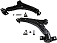 SET-MORK80407 Front, Driver and Passenger Side, Lower Control Arm, Moog R-Series