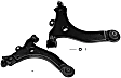 2008 Pontiac Grand Prix - Front, Driver and Passenger Side, Lower Control Arm, Moog R-Series