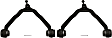 SET-MORK80826-F Front, Driver and Passenger Side, Upper Control Arm, Moog R-Series