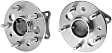 SET-MPAWH512206-R Rear, Driver and Passenger Side Wheel Hub, With Bearing