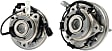 SET-MPAWH513232-F Front, Driver and Passenger Side Wheel Hub, With Bearing