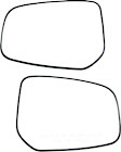 Driver and Passenger Side Mirror Glass, Heated, No Blind Spot Feature
