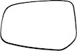 Driver and Passenger Side Mirror Glass, Heated, No Blind Spot Feature