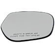 2019 Mitsubishi Outlander - Mirror Glass Driver and Passenger Side, Heated, No Blind Spot Feature, In-glass Signal Light