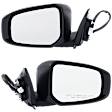 Driver and Passenger Side Mirror, Power Adjust, Heated, Manual Folding, Paintable, In-housing Signal Light, No Memory, No Puddle Light, No Auto-Dim, No Blind Spot Feature
