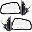 Driver and Passenger Side Mirrors, Power, Non-Folding, Heated, Paintable, No Signal Light, No Memory, No Puddle Light, No Auto-Dimming, No Blind Spot Feature