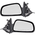 Driver and Passenger Side Mirrors, Manual Adjust, Non-Folding, Non-Heated, Paintable, No Signal Light, No Memory, No Puddle Light, No Auto-Dimming, No Blind Spot Feature