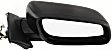 Driver and Passenger Side Mirrors, Power, Manual Folding, Non-Heated, Textured Black, No Signal Light, No Memory, No Puddle Light, No Auto-Dimming, No Blind Spot Feature