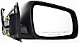 Driver and Passenger Side Mirrors, Power, Manual Folding, Non-Heated, Textured Black, No Signal Light, No Memory, No Puddle Light, No Auto-Dimming, No Blind Spot Feature