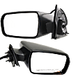 Driver and Passenger Side Mirrors, Power, Non-Folding, Heated, Textured Black, No Signal Light, No Memory, No Puddle Light, No Auto-Dimming, No Blind Spot Feature
