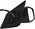 Driver and Passenger Side Mirrors, Power, Non-Folding, Heated, Textured Black, No Signal Light, No Memory, No Puddle Light, No Auto-Dimming, No Blind Spot Feature