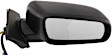 Driver and Passenger Side Mirrors, Power, Manual Folding, Heated, Textured Black, No Signal Light, No Memory, No Puddle Light, No Auto-Dimming, No Blind Spot Feature