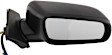 Driver and Passenger Side Mirrors, Power, Manual Folding, Heated, Textured Black, No Signal Light, No Memory, No Puddle Light, No Auto-Dimming, No Blind Spot Feature