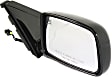 Driver and Passenger Side Mirrors, Power, Manual Folding, Heated, Paintable, No Signal Light, No Memory, No Puddle Light, No Auto-Dimming, No Blind Spot Feature