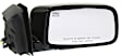 Driver and Passenger Side Mirrors, Power, Manual Folding, Heated, Paintable, No Signal Light, No Memory, No Puddle Light, No Auto-Dimming, No Blind Spot Feature