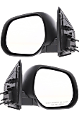 Driver and Passenger Side Mirrors, Power, Manual Folding, Non-Heated, Paintable, No Signal Light, No Memory, No Puddle Light, No Auto-Dimming, No Blind Spot Feature