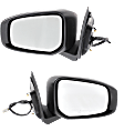 Driver and Passenger Side Mirrors, Power, Manual Folding, Non-Heated, Paintable, In-housing Signal Light, No Memory, No Puddle Light, No Auto-Dimming, No Blind Spot Feature