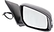 Driver and Passenger Side Mirrors, Power, Manual Folding, Non-Heated, Paintable, In-housing Signal Light, No Memory, No Puddle Light, No Auto-Dimming, No Blind Spot Feature