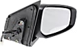 Driver and Passenger Side Mirrors, Power, Manual Folding, Non-Heated, Paintable, No Signal Light, No Memory, No Puddle Light, No Auto-Dimming, No Blind Spot Feature
