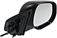 2011 Mitsubishi Outlander - Driver and Passenger Side Mirror, Power Adjust, Non-Heated, Paintable, Manual Folding, No Signal Light, No Blind Spot Feature, No Memory, No Puddle Light, No Auto-Dimming