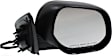 2011 Mitsubishi Outlander - Driver and Passenger Side Mirror, Power Adjust, Non-Heated, Paintable, Manual Folding, No Signal Light, No Blind Spot Feature, No Memory, No Puddle Light, No Auto-Dimming