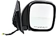 Driver and Passenger Side Mirrors, Power, Manual Folding, Heated, Paintable, No Signal Light, No Memory, No Puddle Light, No Auto-Dimming, No Blind Spot Feature