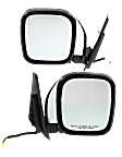 Driver and Passenger Side Mirrors, Power, Manual Folding, Heated, Chrome, No Signal Light, No Memory, No Puddle Light, No Auto-Dimming, No Blind Spot Feature